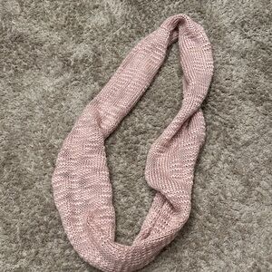 Elegant Pink Knit wrap around scarf